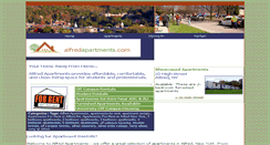Desktop Screenshot of alfredapartments.com